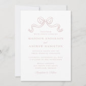 ヴィンテージエレガンスダスティバラボー結婚ズ 招待状 (正面)