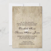 ヴィンテージエレガンスプレーン結婚式招待状 招待状 (正面)