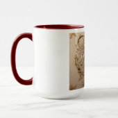 ヴィンテージエレガンスマグカップ：ワインのように老化素晴らし マグカップ (左)