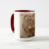 ヴィンテージエレガンスマグカップ：ワインのように老化素晴らし マグカップ (正面左)