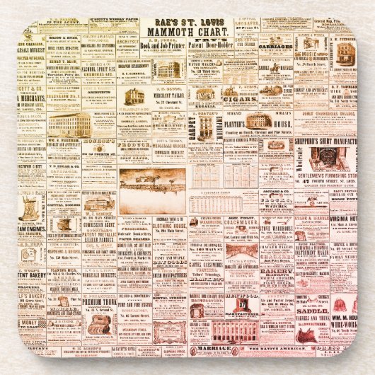 ヴィンテージエレガンスレーズセントルイスマンモスコースター コースター (正面)