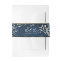 ヴィンテージエレガンス結婚トワール招待状ベリーバンド