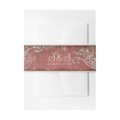 ヴィンテージエレガンス結婚トワール招待状ベリーバンド 招待状ベリーバンド (正面例)