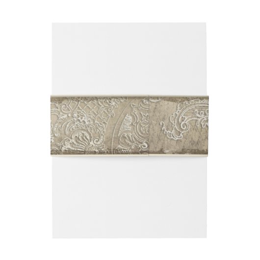 ヴィンテージエレガンス結婚トワール招待状ベリーバンド 招待状ベリーバンド (裏面例)