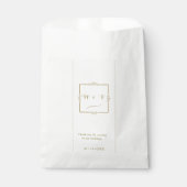 ヴィンテージエレガンス結婚式の引き出物バッグ フェイバーバッグ (正面)