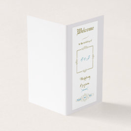 ヴィンテージエレガンス結婚式 プログラム