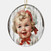 ヴィンテージエレガンス – タイムレスホリデーチャームオーナメント セラミックオーナメント (左)