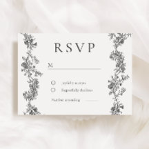 ヴィンテージエレガンス：ブラック&ホワイトクラシック結婚ズ