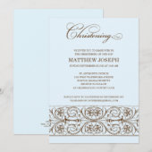 ヴィンテージエレガンス  |  洗礼式招待状 招待状 (正面/裏面)