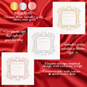 ヴィンテージエレガンス – 50年の愛 箔ナプキン