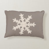 ヴィンテージエレガントの冬ミットンリボンレース雪 アクセントクッション (裏面)