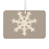 ヴィンテージエレガントの冬ミットンリボンレース雪 カーエアーフレッシュナー (裏面)