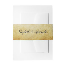 ヴィンテージエレガントの書結婚道 招待状ベリーバンド