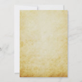 ヴィンテージエレガントの書結婚道 招待状 (裏面)