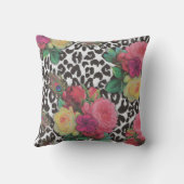 ヴィンテージエレガントの花クジャクフローラ   クッション (裏面)