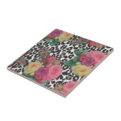 ヴィンテージエレガントの花クジャクフローラ タイル (側面)