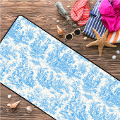 ヴィンテージエレガントアクアブルートイレデジュイ デスクマット