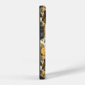 ヴィンテージエレガントアジサイの花 iPhoneケース (右側面)