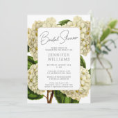 ヴィンテージエレガントアジサイフローラブライダルシャワー 招待状 (スタンド正面)