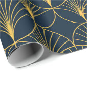 ヴィンテージエレガントアールデコスタイルシームレスパターンwi ラッピングペーパー (ロールコーナー)