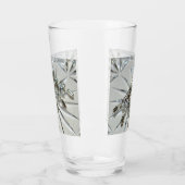 ヴィンテージエレガントアールデコラインストーンレトログラム タンブラーグラス (左)