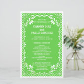 ヴィンテージエレガントアールデコ金ゴールド結婚式 プログラム (スタンド正面)