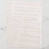 ヴィンテージエレガントイニシャルラインレター紙 (裏面)