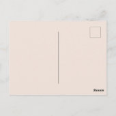 ヴィンテージエレガントイースターバニー少年と女の子 ポストカード (裏面)