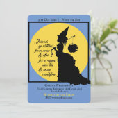 ヴィンテージエレガントウィッチビクトリアンハローウィンパーティ 招待状 (スタンド正面)