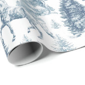 ヴィンテージエレガントウズスノーウィーウィンターワンダーランド ラッピングペーパー (ロールコーナー)