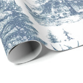 ヴィンテージエレガントウズスノーウッズトイレ ラッピングペーパー (ロールコーナー)