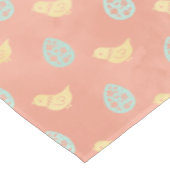 ヴィンテージエレガントエッグシックパステルピーチイースター テーブルクロス (アングル)