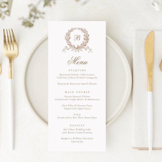 ヴィンテージエレガントオークボタニカルリースメニュー メニュー