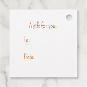 ヴィンテージエレガントオーナメントクリスマスプレゼントラベル フェイバータグ (裏面)