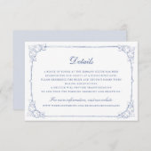 ヴィンテージエレガントオーナメントフレ結婚ームの詳細 招待状 (正面/裏面)