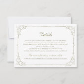 ヴィンテージエレガントオーナメントフレ結婚ームの詳細 招待状 (正面)