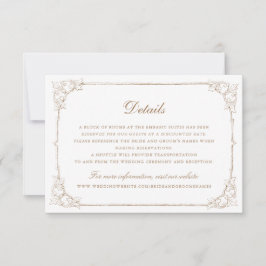 ヴィンテージエレガントオーナメントフレ結婚ームの詳細 招待状