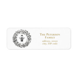 ヴィンテージエレガントクイーンビーバタフライリース ラベル