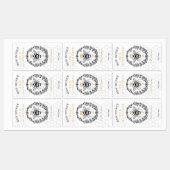 ヴィンテージエレガントクラウンクイーンビーハニージャールラベル ラベル (シート)