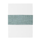 ヴィンテージエレガントクラスイニシャルセージグリーン結婚ズ 招待状ベリーバンド (裏面例)