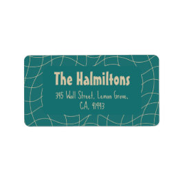 ヴィンテージエレガントクリスマスウィムシー ラベル