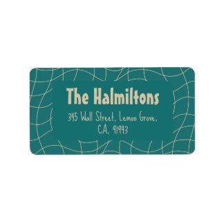 ヴィンテージエレガントクリスマスウィムシー ラベル