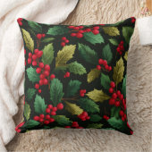 ヴィンテージエレガントクリスマスオーナメント枕 クッション (ブランケット)