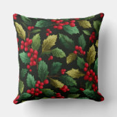 ヴィンテージエレガントクリスマスオーナメント枕 クッション (裏面)