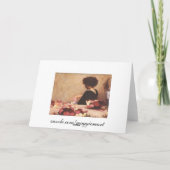 ヴィンテージエレガントクリスマスカード シーズンカード (裏面)