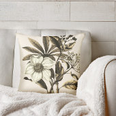 ヴィンテージエレガントクリスマスバラベージュフローラ クッション