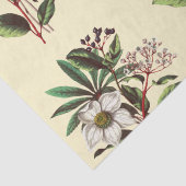 ヴィンテージエレガントクリスマスバラベージュ 薄葉紙 (詳細)