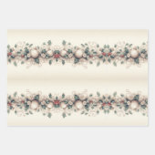 ヴィンテージエレガントクリスマス ラッピングペーパーシート (正面2)