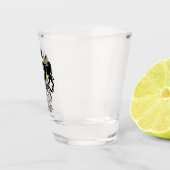 ヴィンテージエレガントグロムメンズギフトライオンナイトバッジ ショットグラス (右)