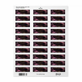 ヴィンテージエレガントゴシックMoody差出人住所 ラベル (フルシート)